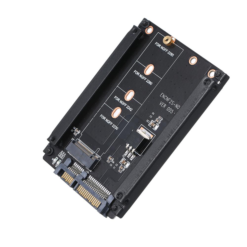 Thẻ chuyển đổi NGFF sang SATA M.2 KEY B-M SSD SATA3.0 Model 2230 2242 2260 2280