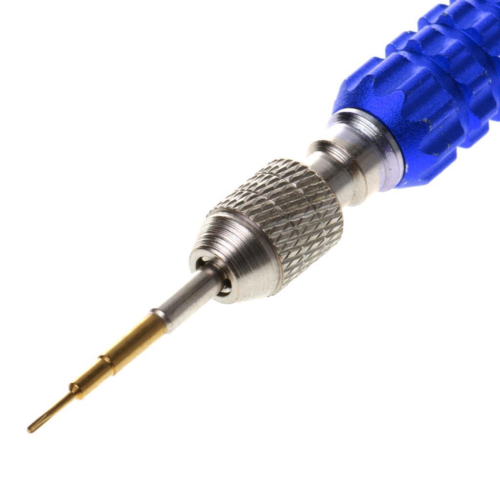 5 In 1 Aluminium Magnetic Phone Repair Opening Tool Screwdriver Set Blue