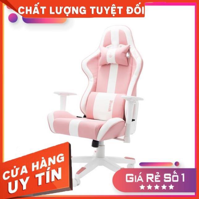 Ghế gaming Warrior Raider Series – WGC206 Plus White/Pink - Hàng Chính Hãng