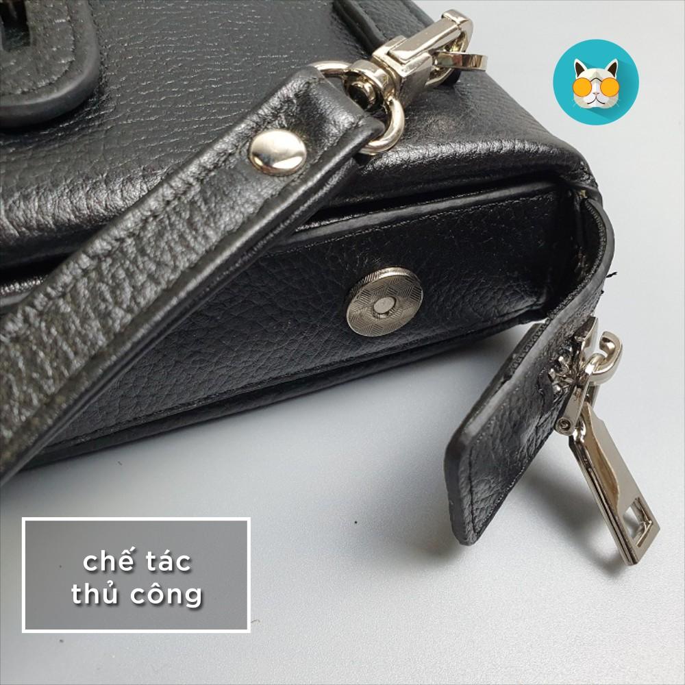 Ví Da Clutch hộp nam da mill CL130  - 100% da bò thật