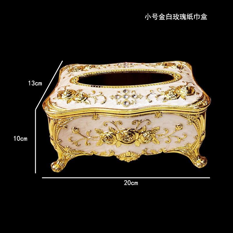 Hộp Để Giấy Ăn Mạ Vàng sang trọng - chất liệu kim loại bền chắc sang chảnh