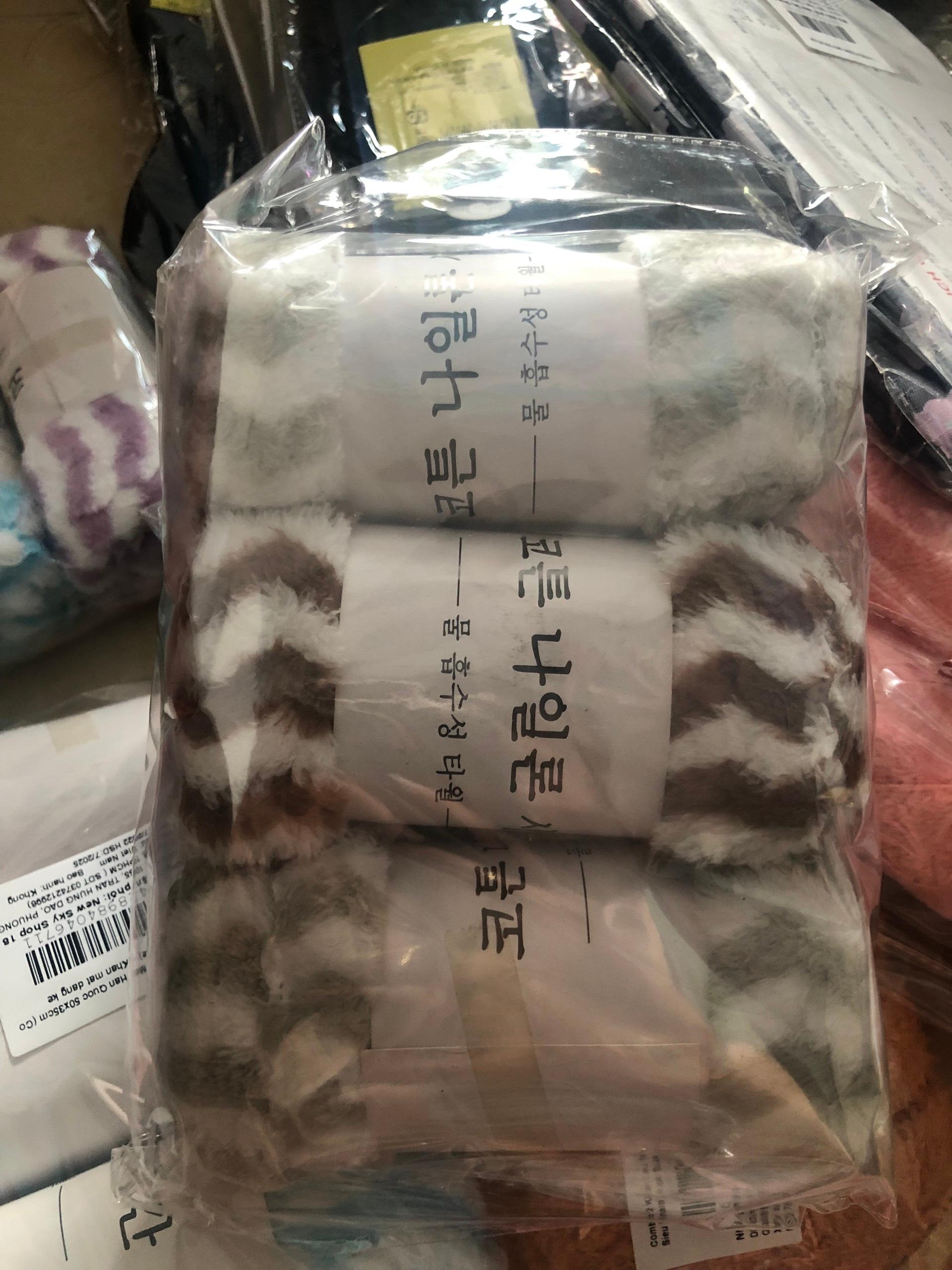 Combo 3 Khăn Mặt Hàn Quốc 50x35cm