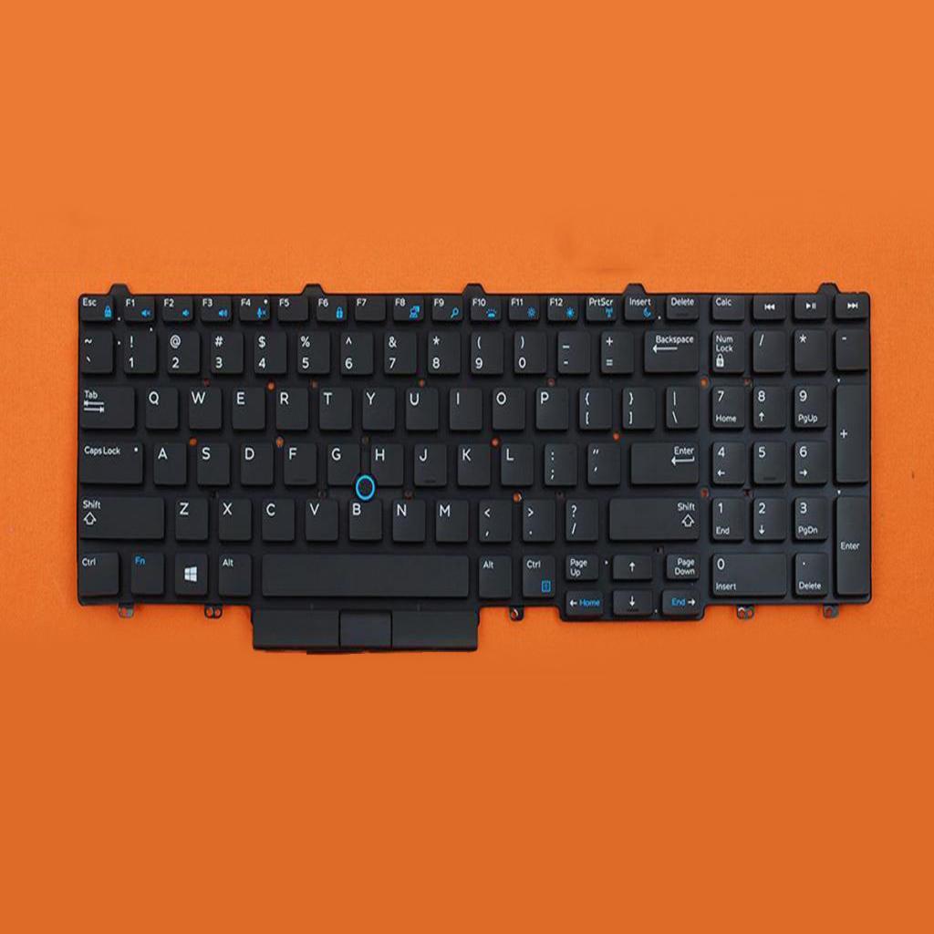 US Laptop Replacement Keyboard QWERTY for Dell Latitude E5550 PK1313M4A26