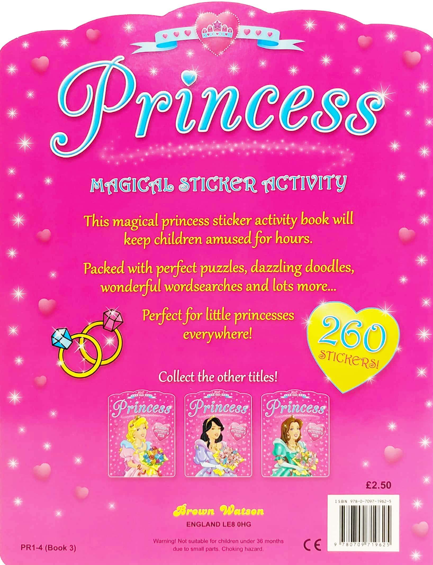 Sách ngoại văn: Princess Sticker Activity Book 3