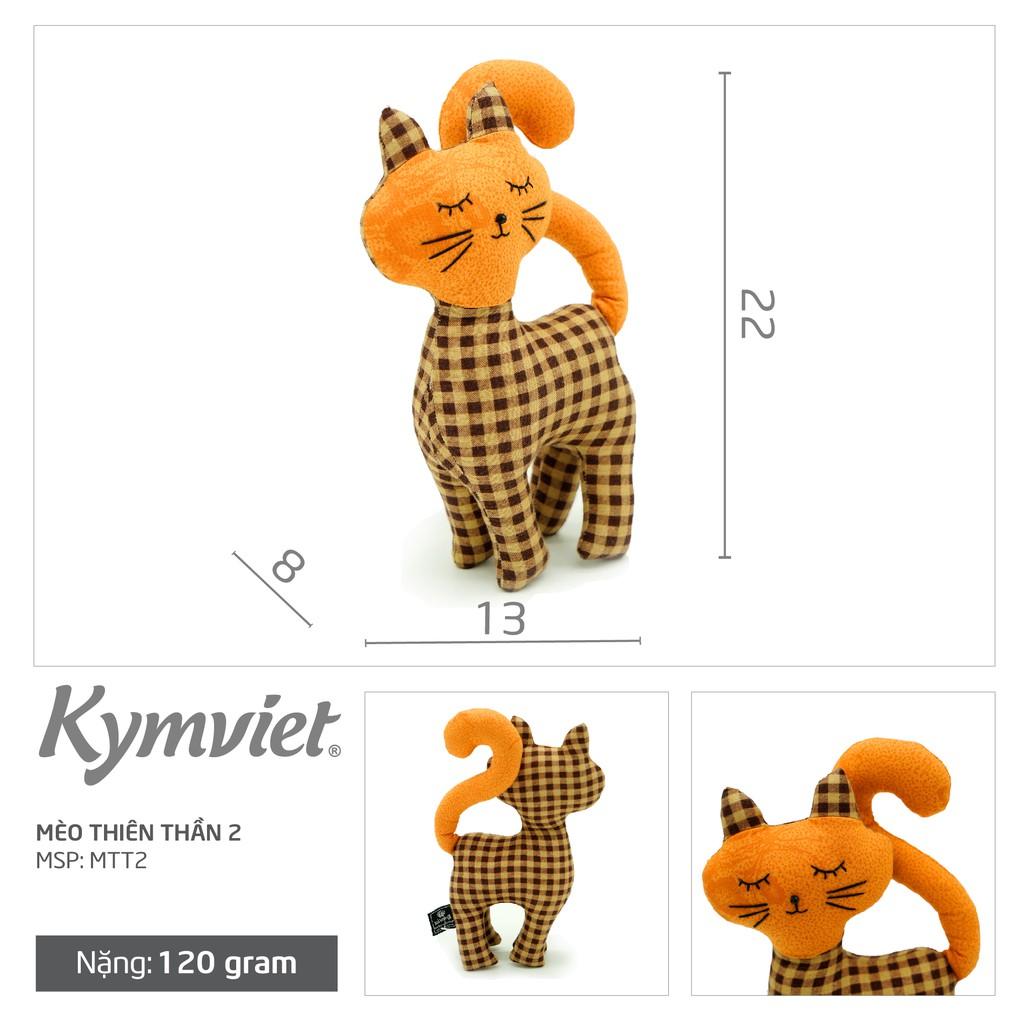 Đồ Chơi Nhồi Bông Hình Mèo Thiên Thần 1 Kymviet 100% Handmade Cotton
