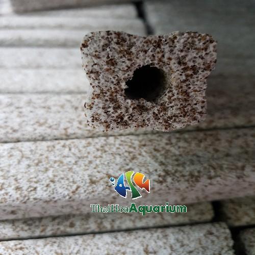 Thanh sứ lọc hoa mai vàng, muối tiêu cho bể cá, hồ koi