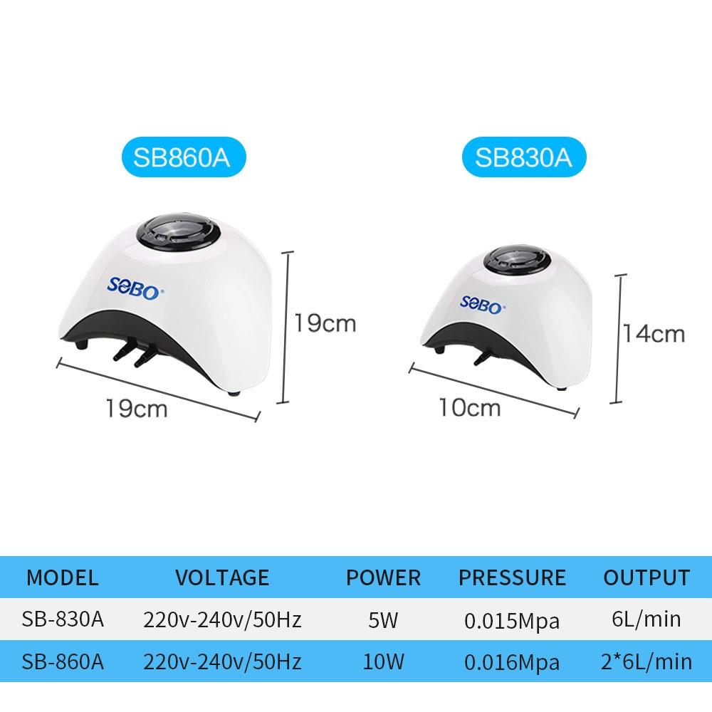 Máy Bơm Oxy Hồ Cá SOBO SB-830A