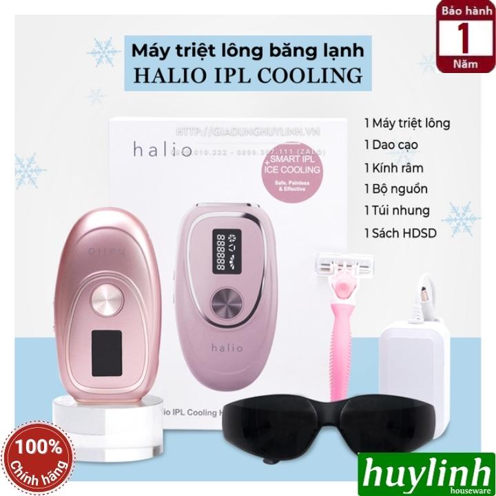 Máy triệt lông cá nhân Halio IPL Cooling Hair Removal Device - Tặng quà ngẫu nhiên - Hàng chính hãng