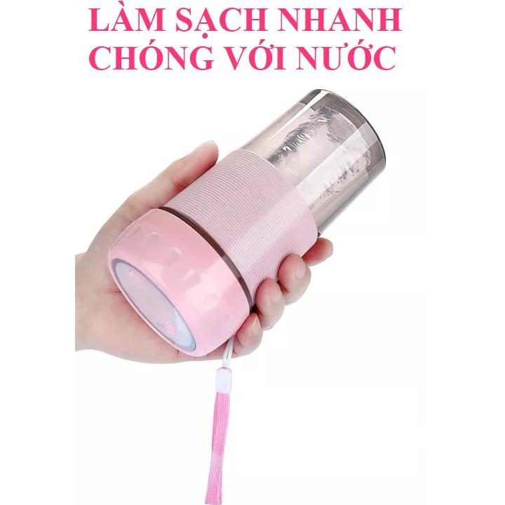 Máy xay sinh tố cầm tay máy xay cầm tay máy xay đa năng máy xay sinh tố mini 300ml chính hãng bảo hành 12 tháng