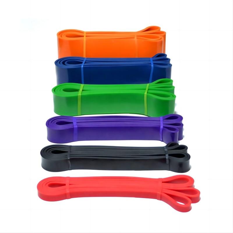 Băng tập thể dục kéo lên băng đàn hồi hạng nặng nhiệm vụ cao su Loop Loop Power Band Set Home Gym Workout Mở rộng Color: Purple
