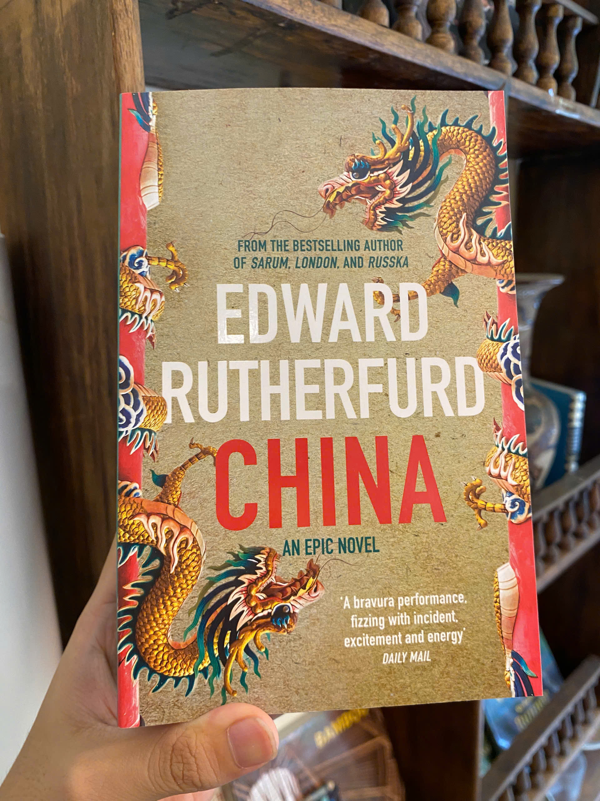 Sách - China: An Epic Novel by Edward Rutherfurd | Historical Fiction / Asian Literature / Ngoại văn