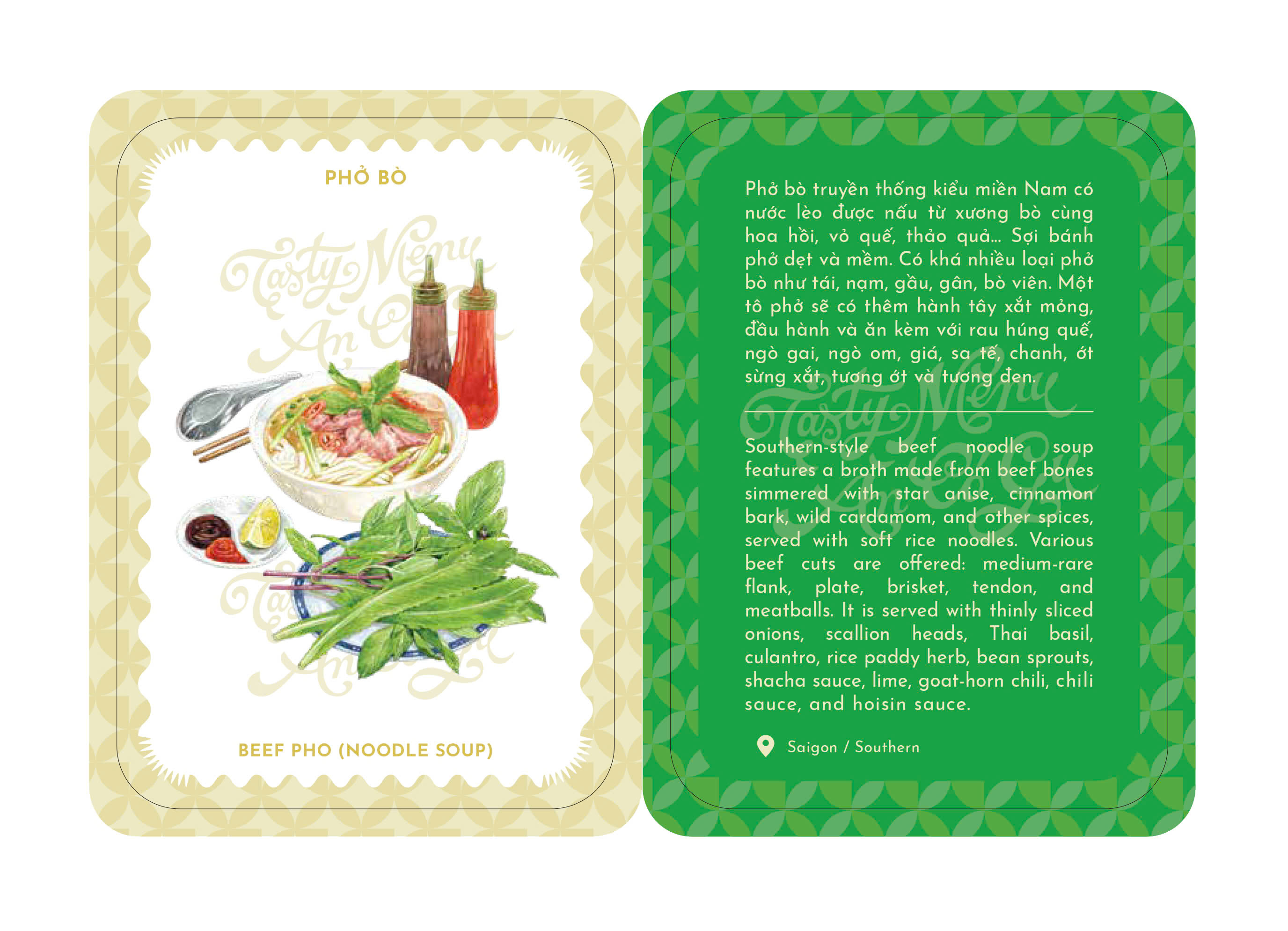 Bộ Hộp Thẻ Tasty menu – Ăn có gu