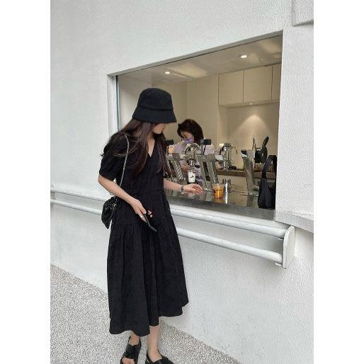 TOBE1SHOP Váy trắng nữ 2023 mùa hè người đàn ông nhỏ thắt lưng hiển thị gầy cao cấp cảm giác mối tình đầu Pháp trà nghỉ váy dài