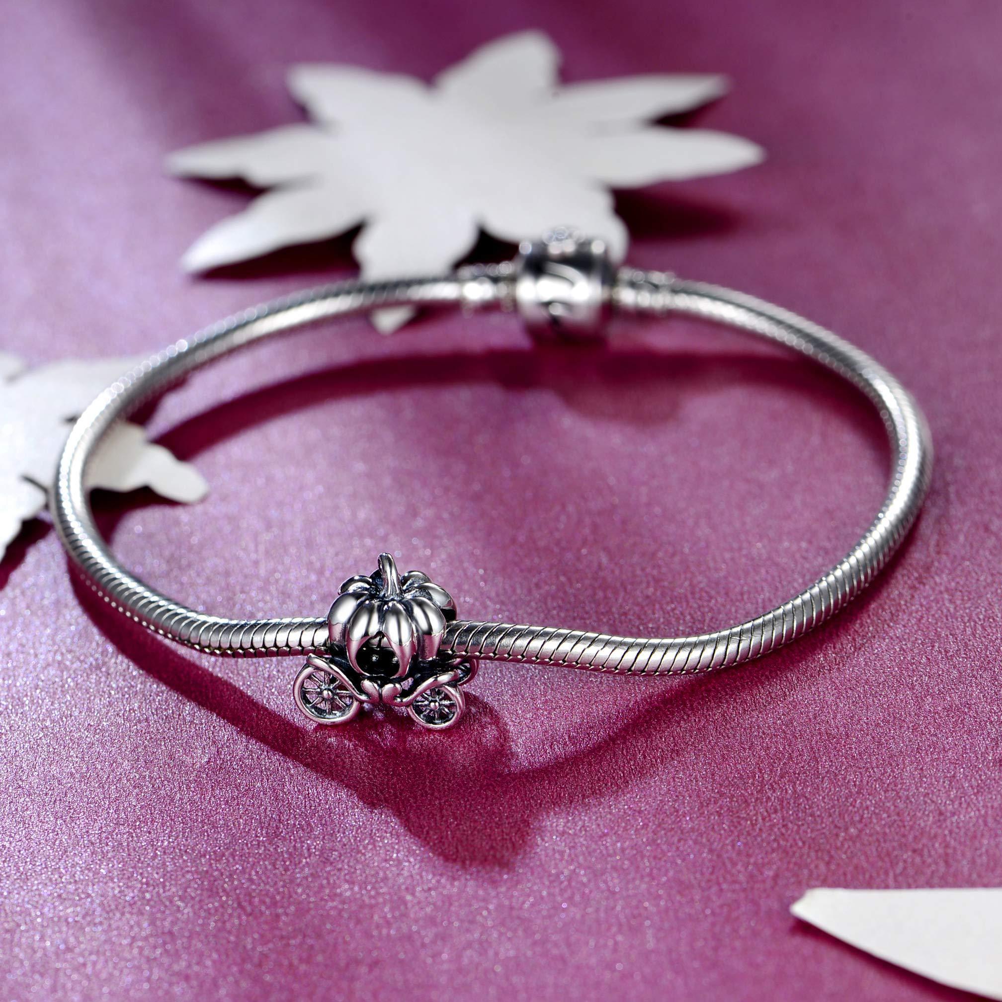 Sterling Silver Charm Bead Phụ kiện vòng đeo tay nữ phù hợp