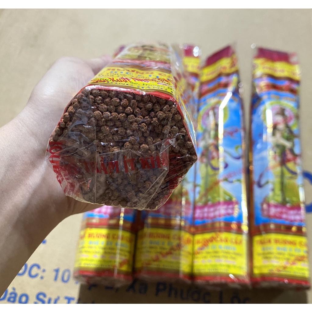 Nhang Thơm Nhẹ Nhàng Ít Khói Quan Âm Phổ Độ Thiên Lộc An Toàn Cho Sức Khỏe - 4 Tấc Bó Nhỏ 250 Nén