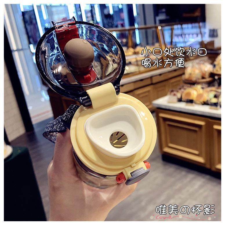 PVN30066 Bình nước nhựa classic có quai, tiện lợi mang đi chơi, tập gym, mang đi học, đi thể dục. bình nước 400ml T2