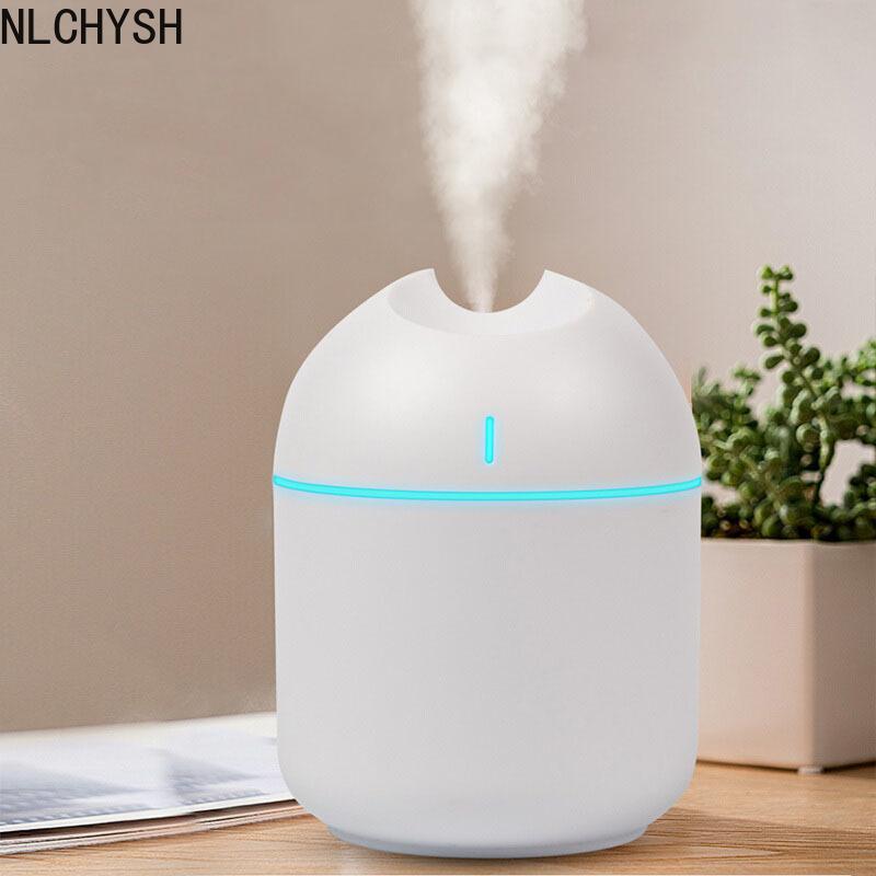 Máy Phun Sương Tạo Độ Ẩm Mini Siêu Âm Thanh Máy Tạo Độ Ẩm Không Khí Khuếch Tán Tinh Dầu Nhà Phòng Ngủ Văn Phòng Xông Phòng Xịt USB Đèn Ngủ Lọc