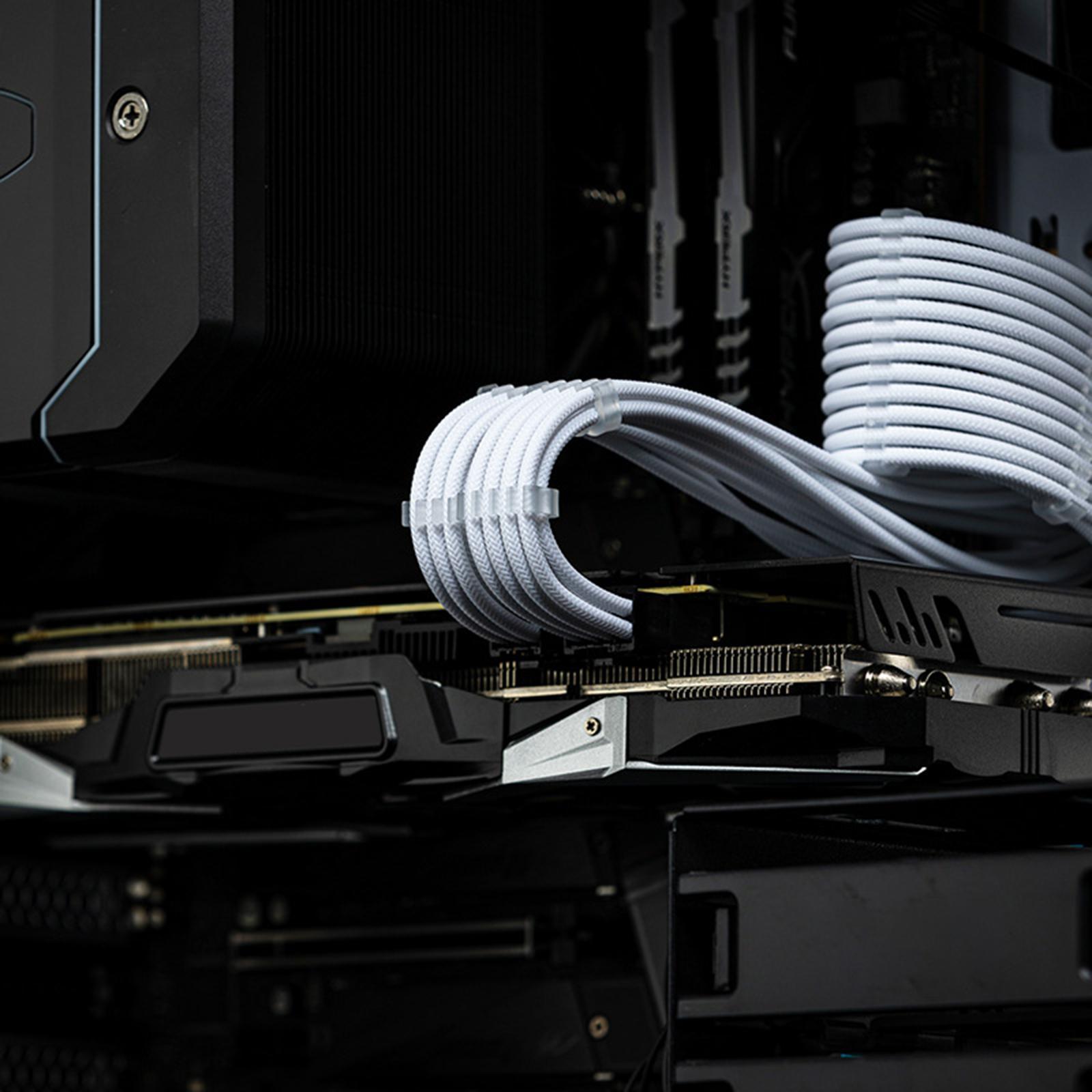 48 Pcs Cable Comb GPU 6 Pin 8 Pin Motherboard 24 Pin for 3.0 to 3.6mm Clip