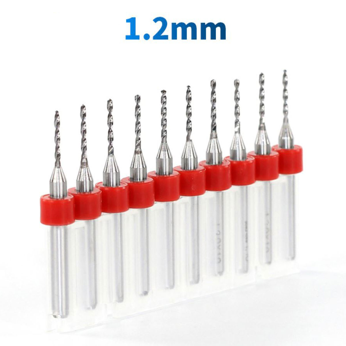 Hộp 10 Mũi Khoan CNC Cao Cấp Độ Chính Xác Cao Đường Kính 1.2mm