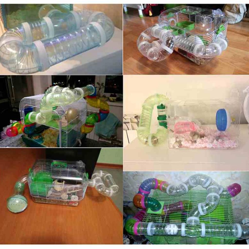 Pet Hamster Đường Hầm Động Vật Nhỏ Phụ Kiện đường ống Ống DIY Kết Nối