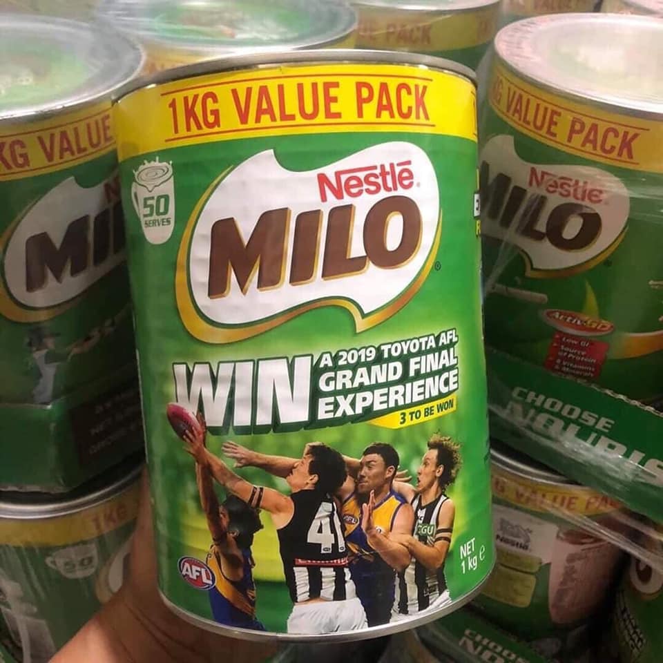 Sữa Milo Úc Nestle giàu dinh dưỡng giúp trẻ phát triển chiều cao và tăng cường sức khỏe - QuaTangMe Extaste