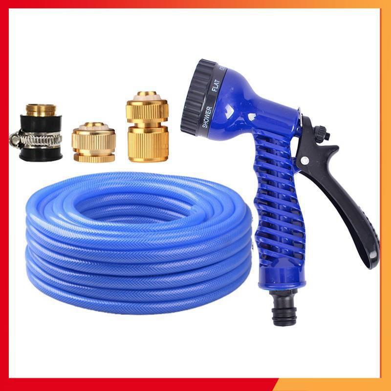 Bộ dây tăng áp 3 lần vòi xịt nước rửa xe, tưới cây loại 7-10m 206843