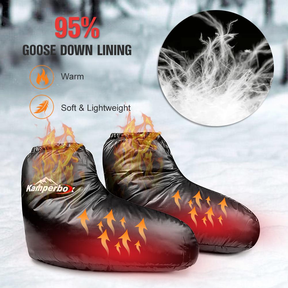 Giày Booties ấm áp tránh gió với dây rút có thể điều chỉnh unisex