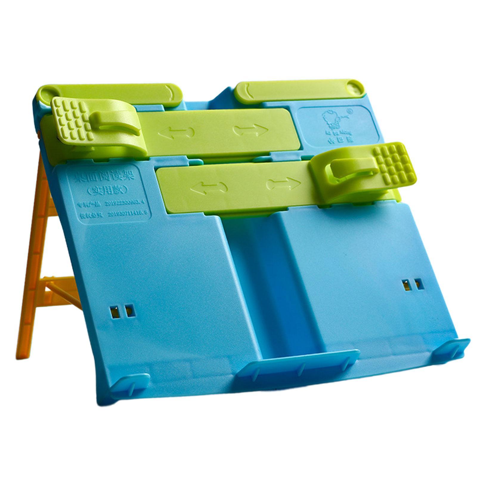 Book Holder Stand Desk Book Holder Easy to Carry Multipurpose Steady Fittings Book Holders for Reading Foldable Car Desk for Recipes Reading