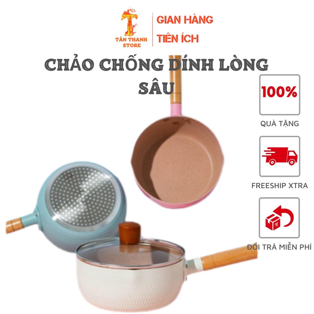 Chảo chống dính - chảo chống dính lòng sâu, xào nấu, nấu bột cho bé tiện lợi