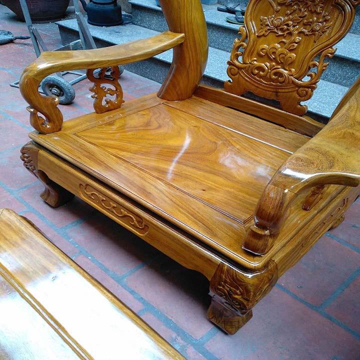 bộ bàn ghế minh quốc đào gỗ lim nam phi