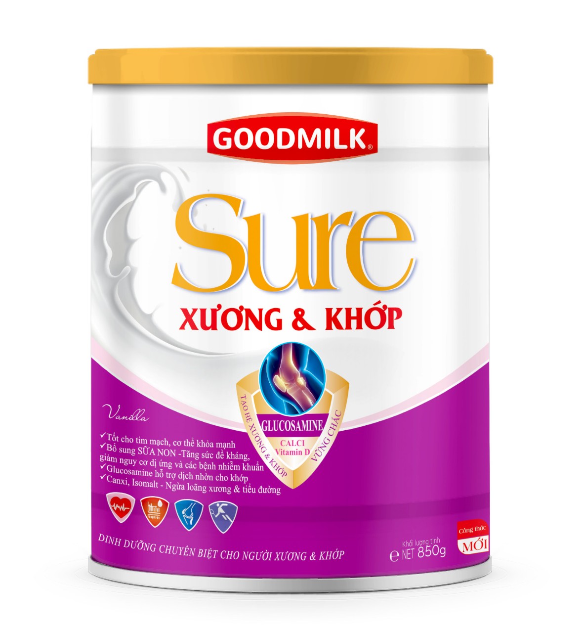 SƯA BỘT GOODMILK SURE 850G