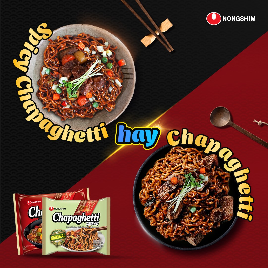 (COMBO 5 GÓI) Mì trộn tương đen cay Sachun Nongshim 137g