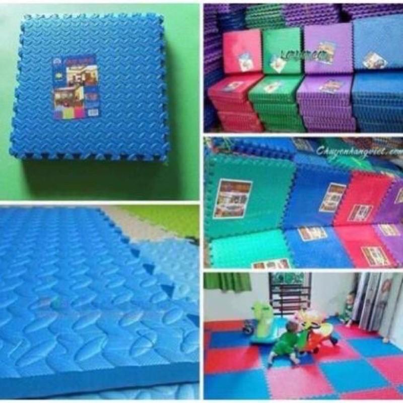 Set 4 tấm thảm xốp Âu Lạc Vân Lá trải sàn