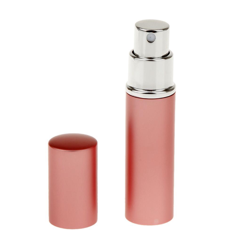 2pcs Portable Perfume Aromatherapy Container Leaking Proof Atomizer Empty Refillable Mist Spray Bottles - Blue and Pink