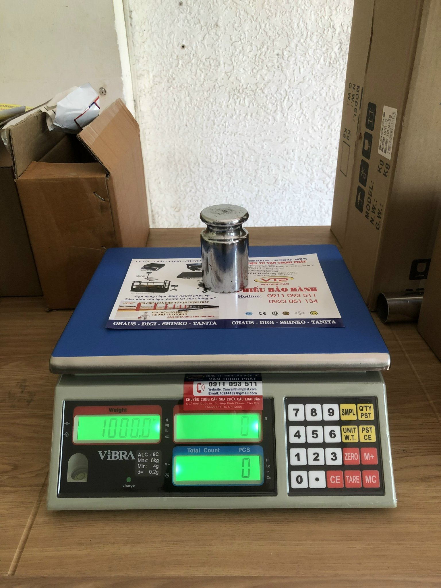 Cân Điện Tử VIBRA ALC 30 kg