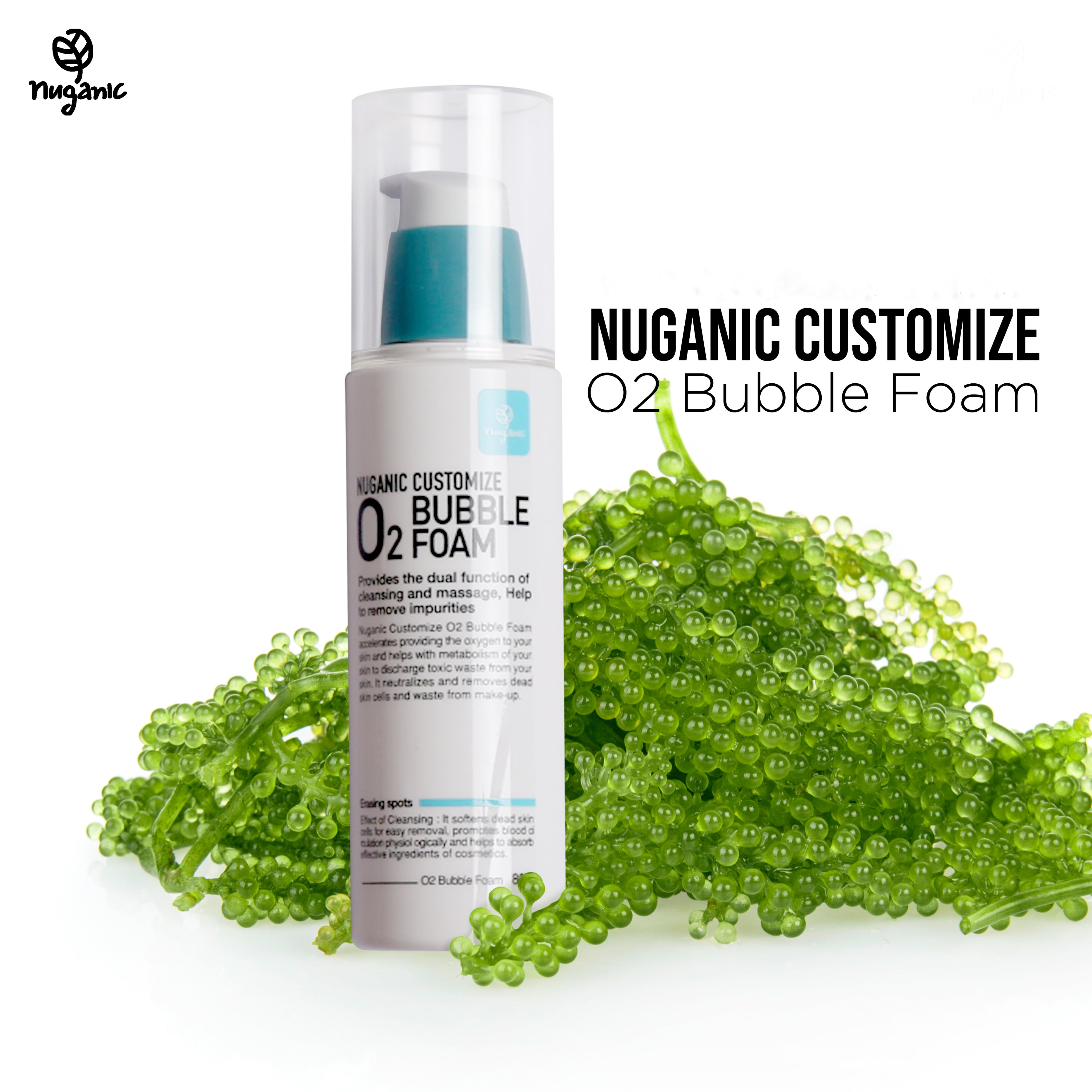 Sữa rửa mặt Nuganic Customize O2 Bubble Foam