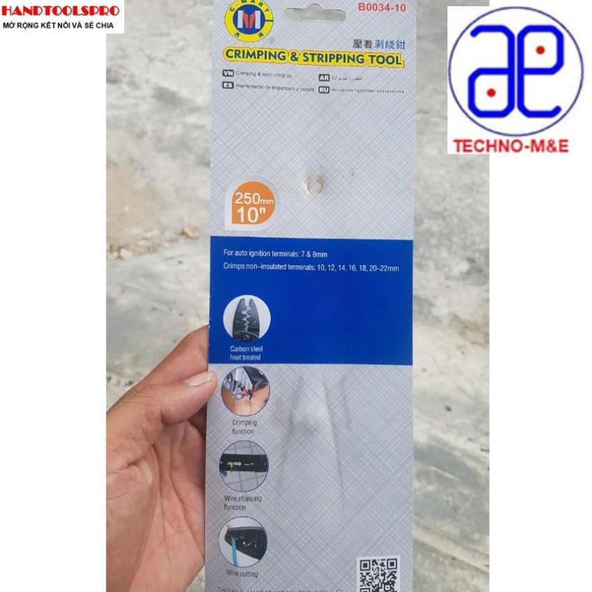 Kìm bấm cos, tuốt dây 225mm/9″ B0034-10