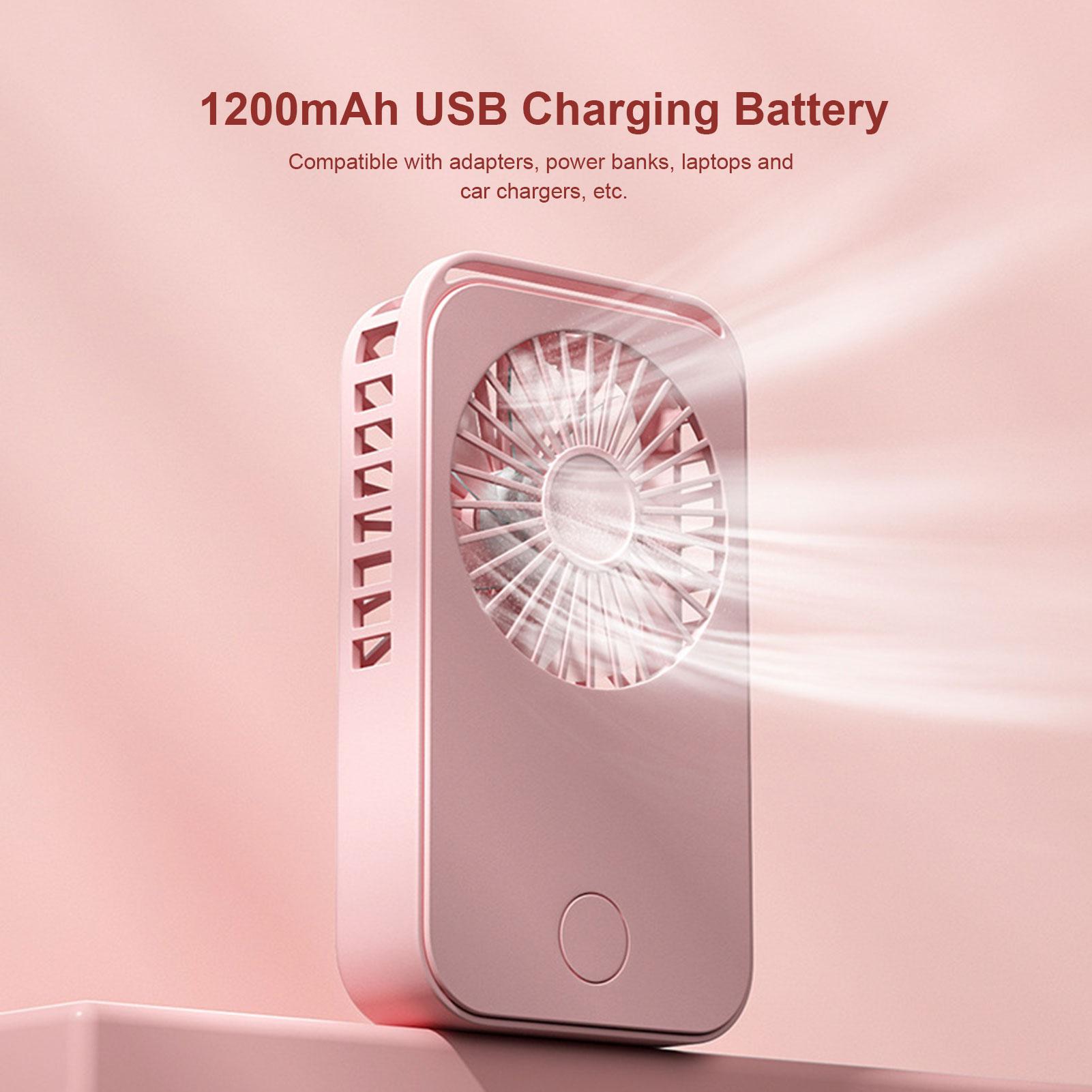 Quạt cầm tay mini Sạc USB, để bàn di động