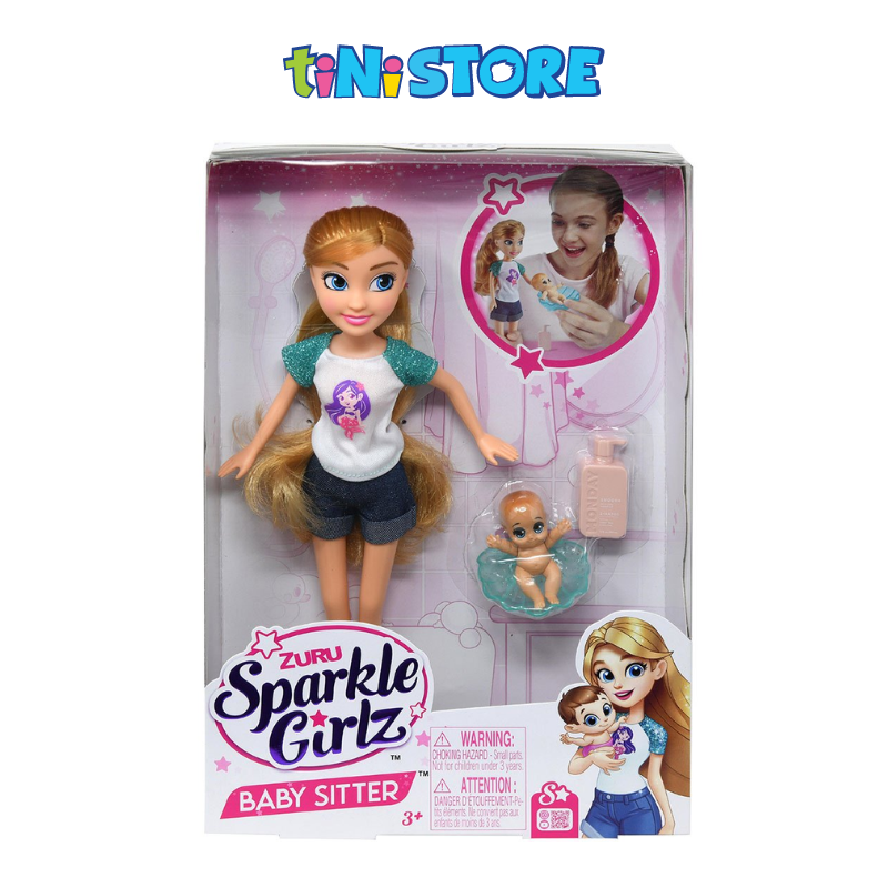 Bộ đồ chơi búp bê chăm sóc bé yêu Sparkle Girlz