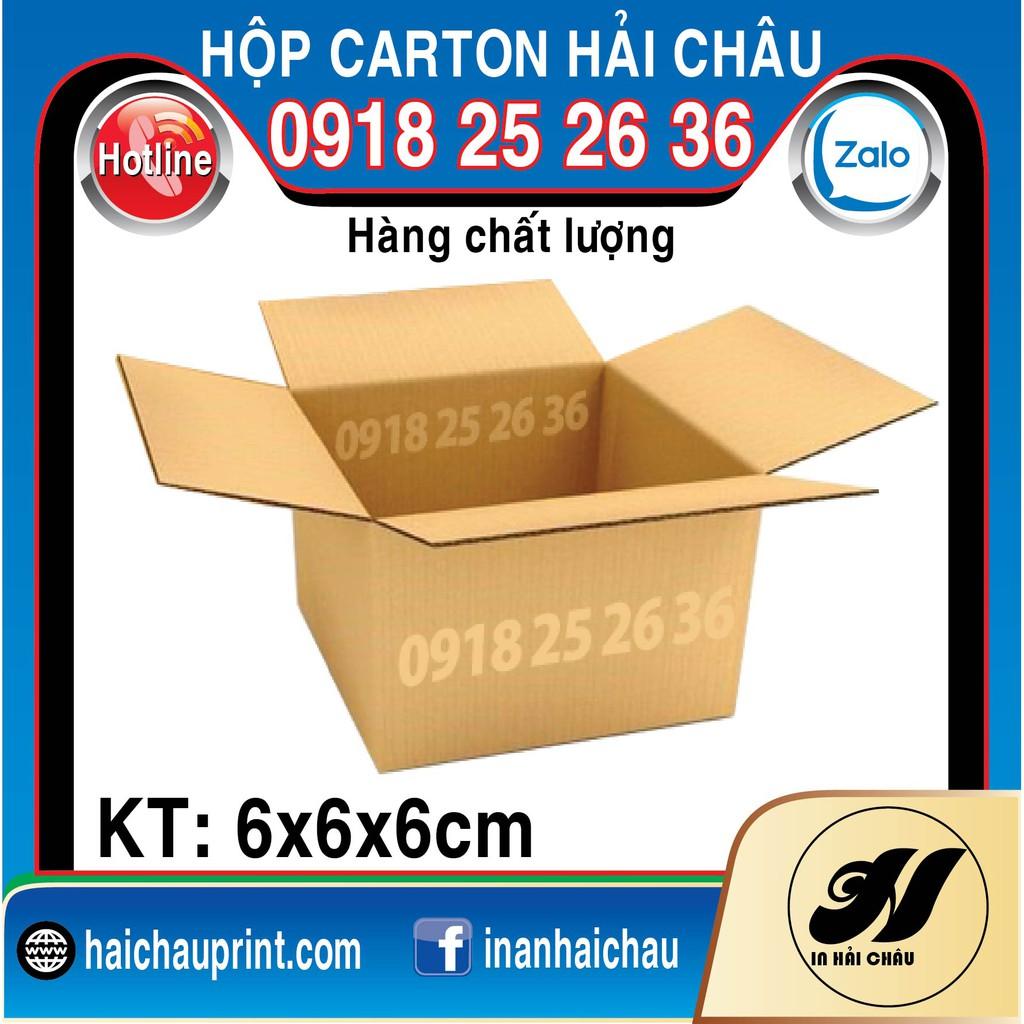 20 Hộp Carton, KT: 6x6x6cm, Hộp carton, Thùng carton, Hộp đóng hàng, Thùng đóng hàng, Hộp carton 3 lớp...