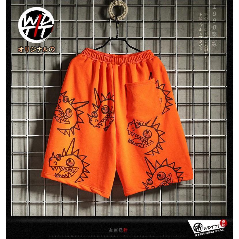 Quân Short boly NAM in hình khủng long đáng yêu cá tính, màu sắc nổi bật chất thun Mềm Mát Thoải Mái, THỜI TRANG QUẦN SHORT Mùa Hè thể thao -JINS STORE