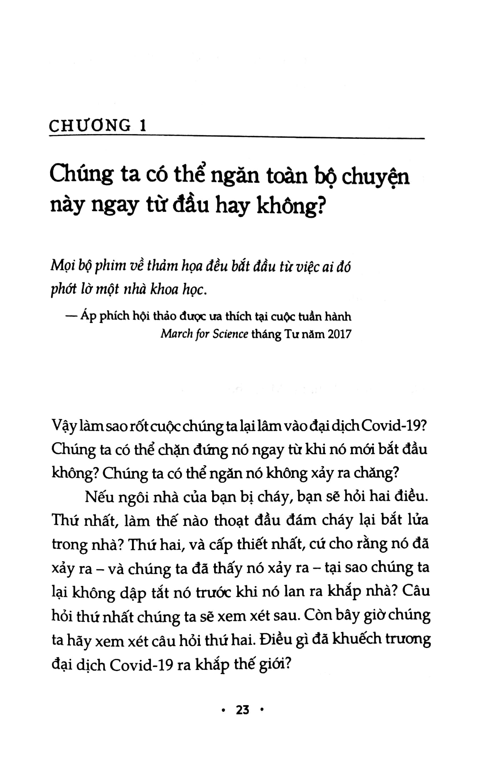 Covid - 19: Đại Dịch Đáng Lẽ Không Bao Giờ Xảy Ra Và Làm Cách Nào Để Ngăn Chặn Đại Dịch Kế Tiếp