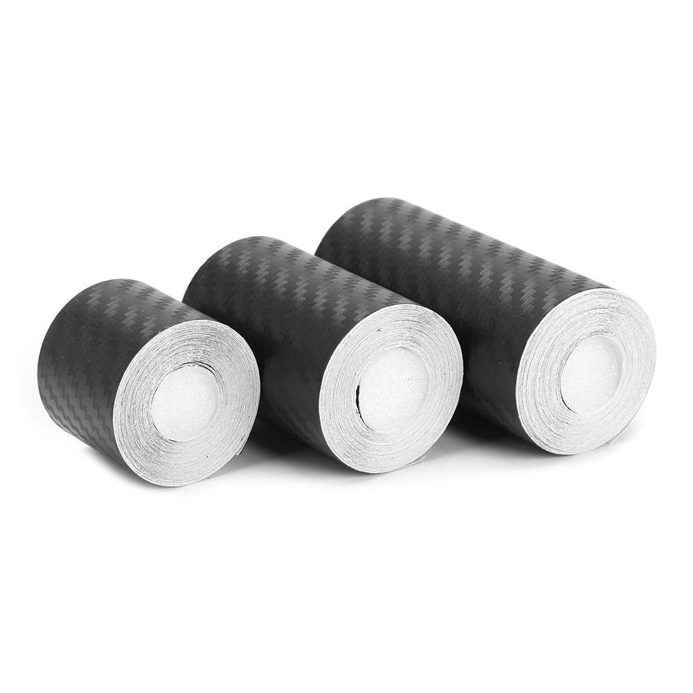 Decal Nano Dày - Dẻo Đa Năng, Chống Thấm, Chống Trầy Xước Cuộn Dài 3 Mét - Vân carbon - băng dính trong suốt - Đen Carbon