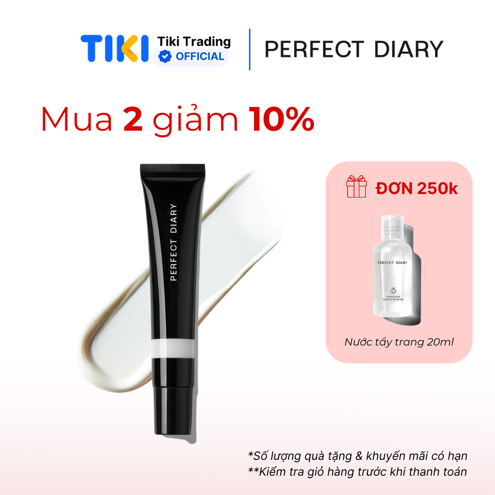 Kem lót PERFECT DIARY trang điểm cao cấp hiệu chỉnh màu da che phủ lỗ chân lông 30g