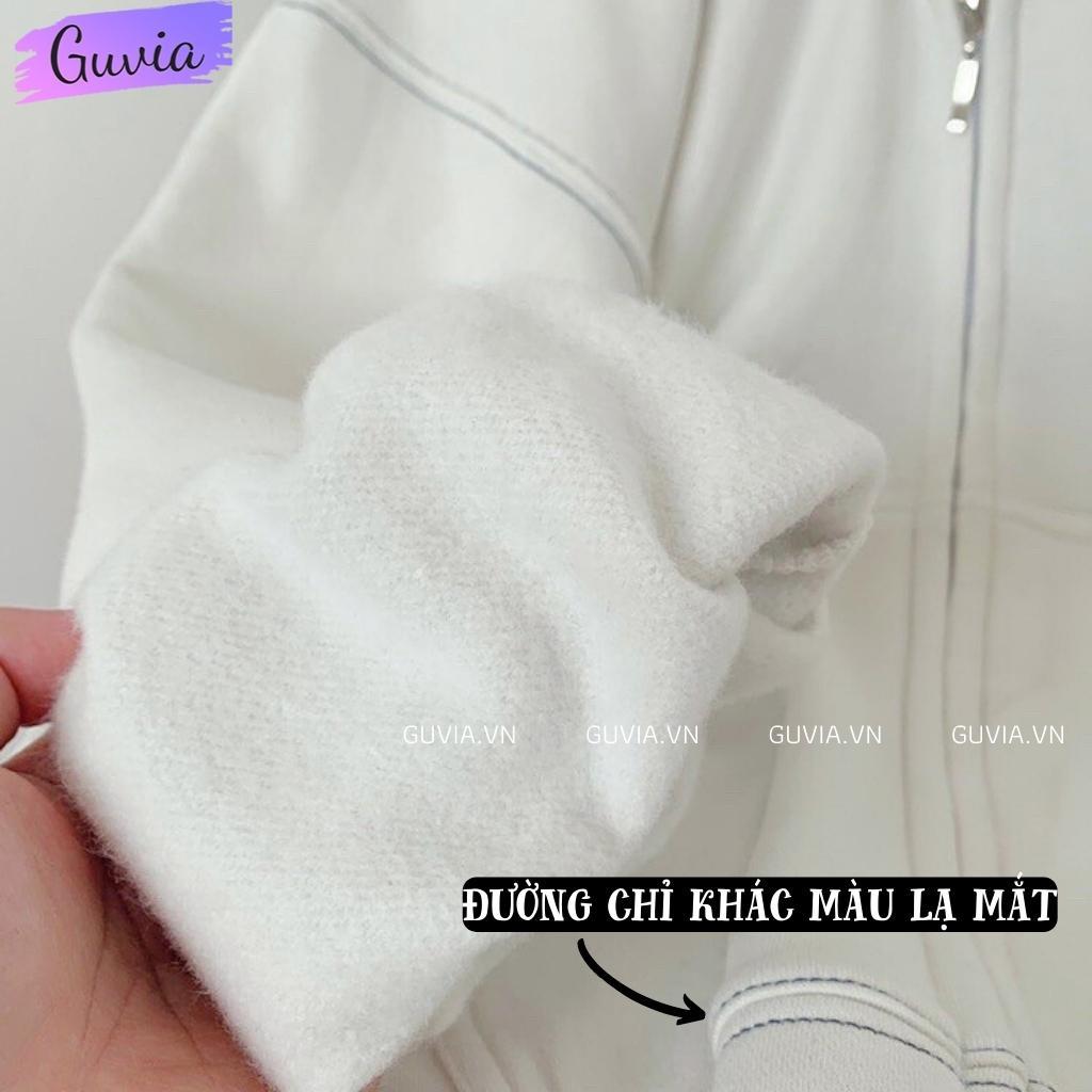 Áo Khoác Nỉ STR Dây Kéo Nam Nữ Ulzzang Unisex Form Rộng Chữ Thêu Đẹp