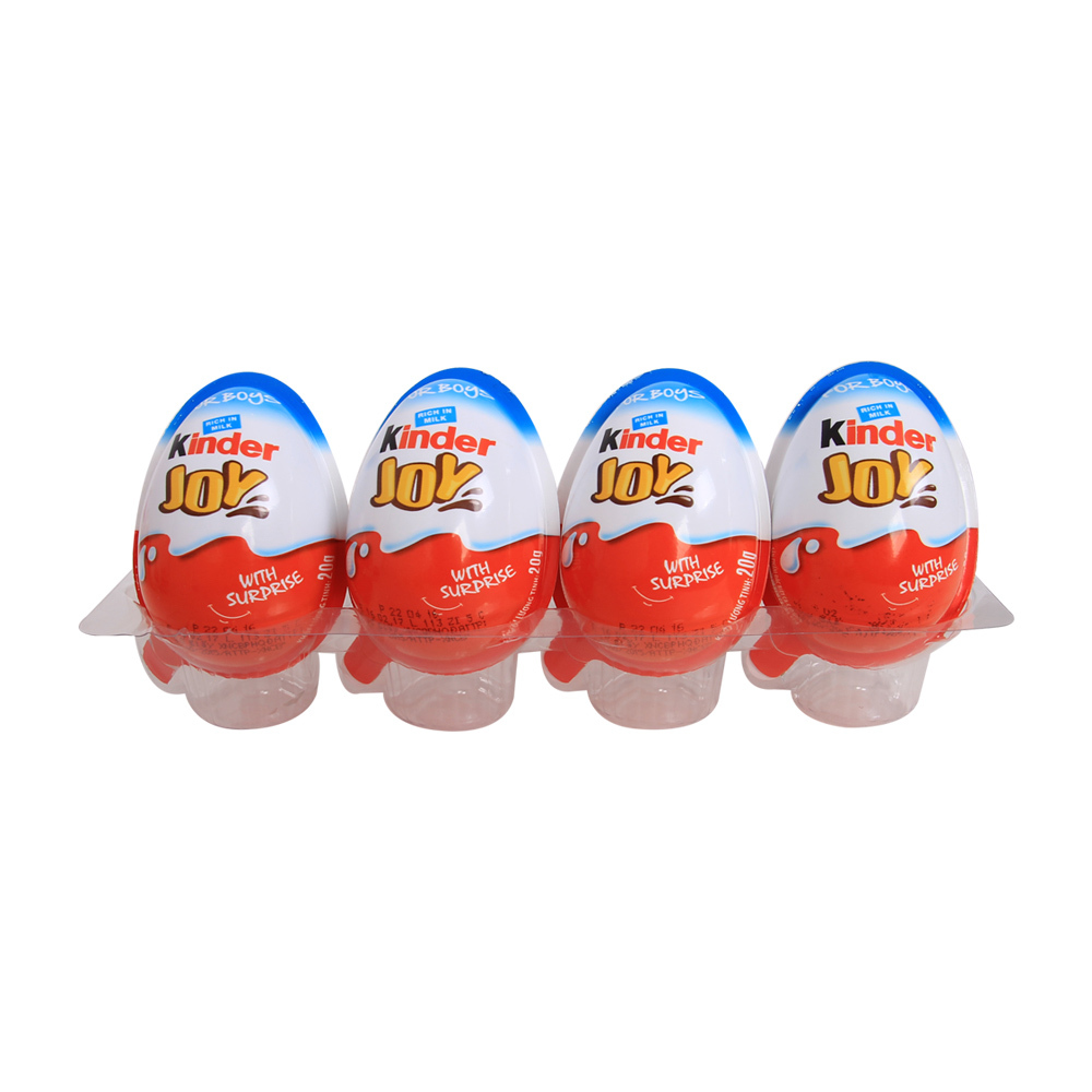 Lốc 24 quả Trứng Chocolate Kinder Joy For Boys 20gr (Kèm đồ chơi bé trai)