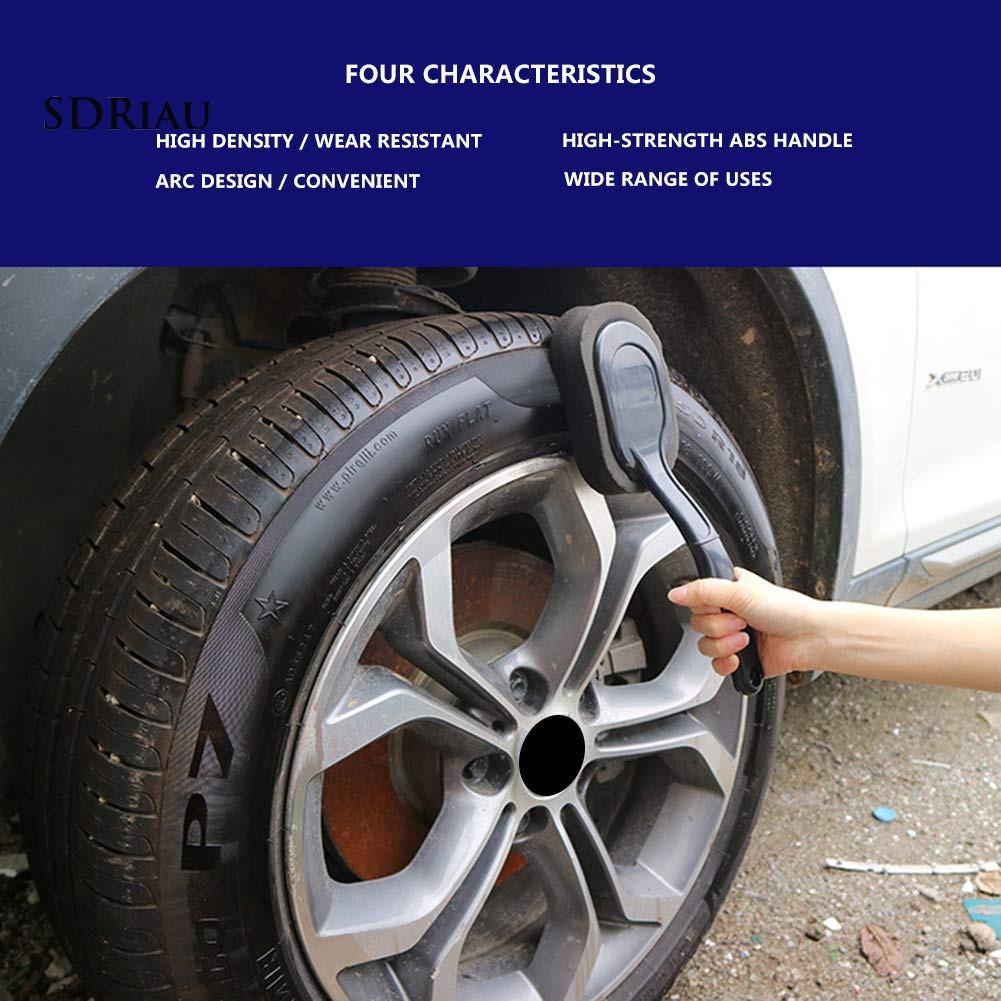 Bàn chải đánh bóng lốp xe hơi cán dài chuyên dụng