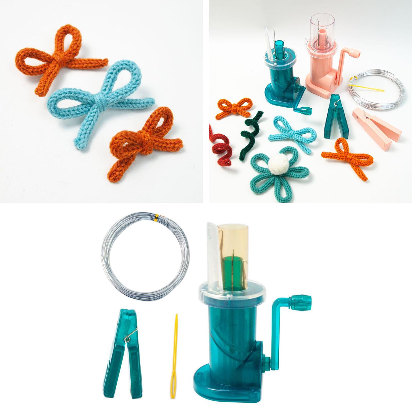 Hand Knitting Machine DIY Easy  Knitting Tool for Scarves Bracelets DIY Crafts