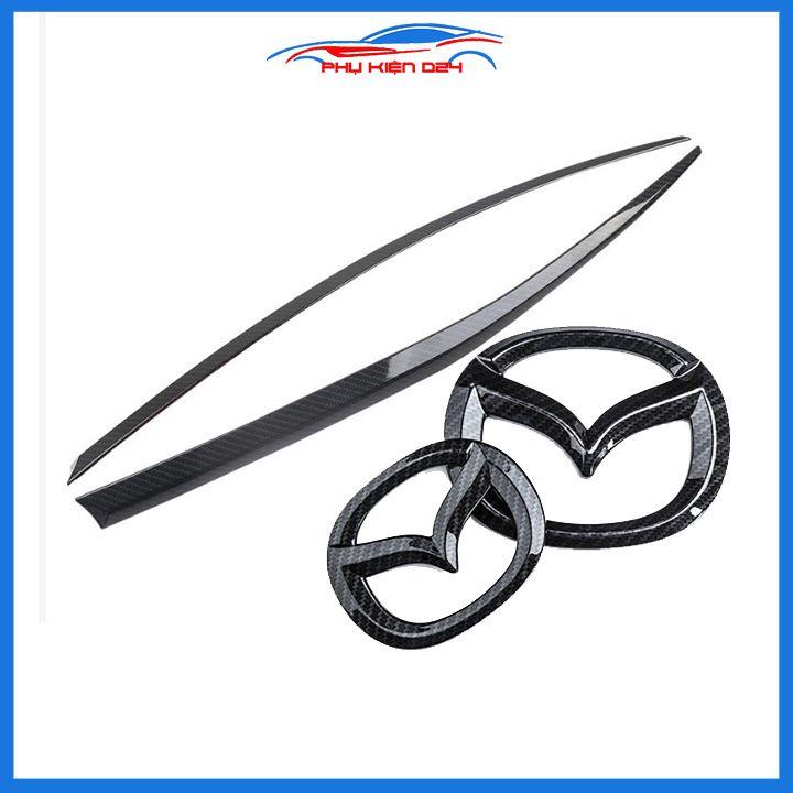 Ốp tay mở cốp CX-5 2018-2019-2020-2021 hai màu cacbon, mạ crom trang trí xe chống va đập hiệu quả