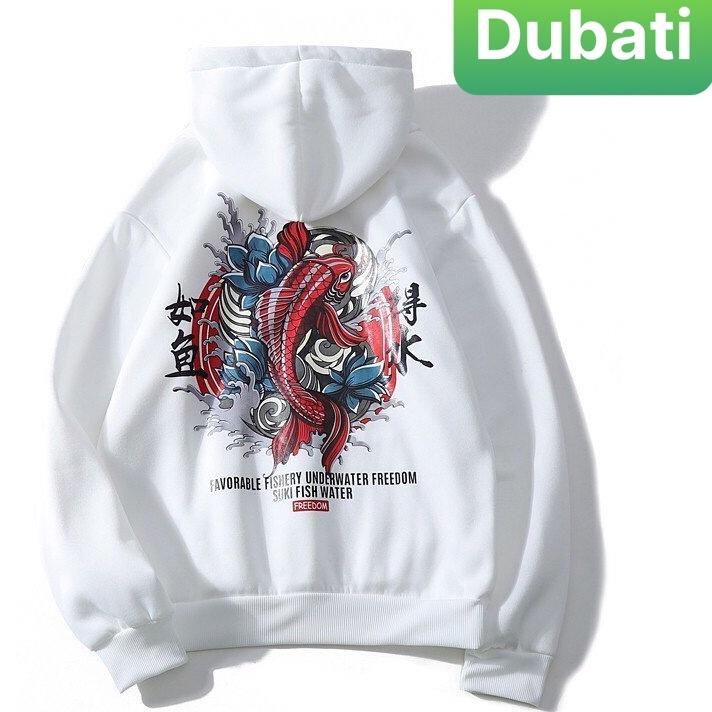 ÁO KHOÁC HOODIE NAM NỮ CHẤT NỈ CÁ CHÉP ĐỎ VẢI DÀY MỊN CAO CẤP- DUBATI FASHION